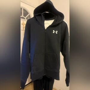 Under Armour Black Zip-Up Hoodie